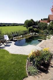 Diy By Swimming Pond With A Natural Self Cleaning Process Natural Swimming Pools Swimming Pool Landscaping Pool Landscaping