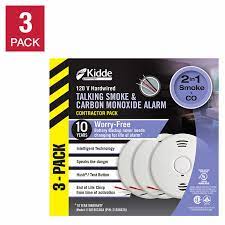 Smart smoke detectors are connected to the internet and relay alerts to your smartphone, or there's not a lot of choice when it comes to smart smoke detectors. Kidde 10 Year Hardwired Talking Smoke And Carbon Monoxide Alarm 3 Pack