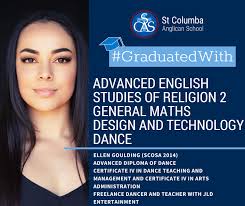 Ellen Goulding (Class of '14) #GraduatedWith HSC subjects that allowed her  to become a Dancer and Teacher with JLD Entertainment. Her advice: “Pick  the subjects you're passionate about and interested in!”