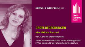 Orgelfestival.Ruhr 2021 | Alina Nikitina - YouTube