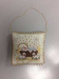The nativity cross stitch chart and free embellishment. Cross Stitch Nativity Ornament Cross Stitch Patterns Christmas Cross Stitch Christmas Ornaments Christmas Cross Stitch