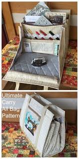 Ultimate Carry All Bag Sewing Pattern Sew Modern Bags Bag Patterns To Sew Quilted Bag Beginner Sewing Projects Easy