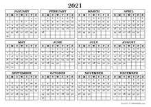 Calendar 2021 with 12 months calendar on one page in word format in portrait layout. Printable 2021 Blank Calendar Templates Calendarlabs