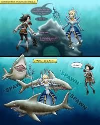 Guild Wars 2 Afk Sharks By Randophera Guild Wars Guild Wars 2 War