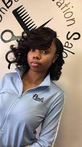 25 Stunning Bob Hairstyles For Black Women In 2021 Natural Hair Styles Sleek Bob Hairstyles Medium Hair Styles