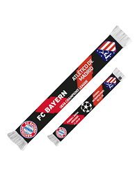 Ucl Scarf Fcb Atletico Madrid Official Fc Bayern Munich Store