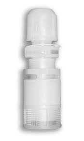 PVDF Foot valve and strainer for use with 8 x 12mm tubing