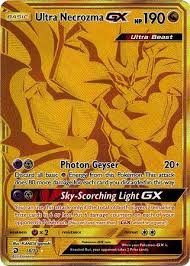 Pokemon gold poker set deck playing cards sealed. Ultra Necrozma Gx Pokemon Trollandtoad