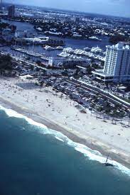 Florida Memory Aerial View Looking Southwest Over The Bahia Mar Marina In Ft Lauderdale Florida Aerial View Lauderdale Aerial
