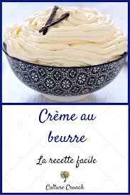 Creme Au Beurre La Recette Facile Creme Pour Gateau Recette Creme Dessert Creme Au Beurre Facile