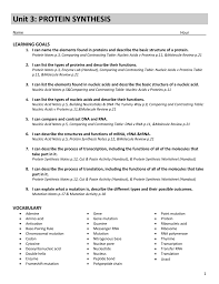 Lg 4 I Can List The Types Of Nucleic Acids And Describe