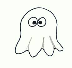 How To Draw A Halloween Ghost Cartoon - Easy Drawing Lesson For Kids - Youtube Easy Halloween Drawings Easy Drawings Easy Cartoon Drawings