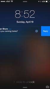I used to be able to swipe left on a text message on the lock screen to reply, or to clear the . Shortcut Reply To Text Messages Without Unlocking Your Iphone Jeremy Rothman Shore Blog
