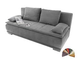 Bowery hill modern tufted leather sofa in pesto green. Schlafsofa Grau Topper Bettkasten 210 X 162 Cm Luigi 0479013200
