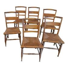 Antique Hitchcock Style Rush Seat Dining Chairs Set Of 6 Dining Chairs Chair Dining Chair Set