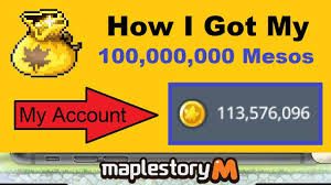 Here you'll find the best spots to train or quest by level range so you can level up quickly and right now, the fastest way to level up at the start is to go through the 3 starting theme dungeons: How I Got My 100 000 000 Mesos In Maplestory M Maplestory Mobile Video Youtube