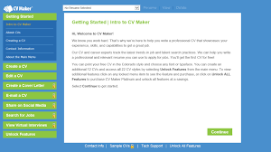 Intelligent cv offers a cv editing tool for android. Cv Maker Free Download
