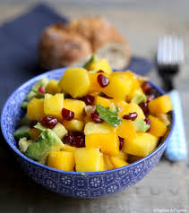 Salade D Avocat Mangue Grenade Et Citron Confit Recette Salade D Avocat Salade Mangue Avocat Recette Salade Avocat