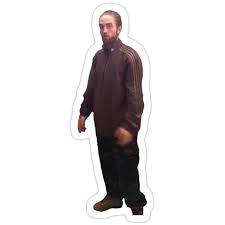 The image was taken by the director himself in august 2017 on the set of the film good time to show a behind the scene situation where robert is awkwardly standing in the kitchen, dressed in a. This Man Shows Up In Your Kitchen What Do You Do Sticker By Lovesckelectric Robert Pattinson Robert Pattinson Brown Tracksuit Robert Pattinson Tracksuit