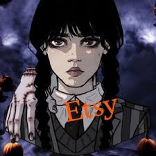 Wednesday & Enid Design the Addams Family Skinny Tumbler Wrap Mug Mousepad  Digital Image PNG Digital Download 15oz 20oz 30oz