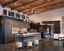 All kitchens are different in both size and layout. Kitchens With Concrete Floors A Sustainable And Durable Trend