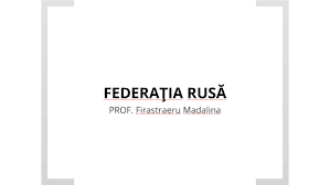 Populatia federatia rusa este un mozaic de circa 100 de nationalitati si popoare: Rusia Prezentare Fizico Geografica By Elena Madalina Firastraeru Niculae