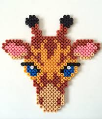 Buegelperlen Vorlagen Ausdrucken Giraffe Niedlich Diy Basteln Bugelperlen Bugelperlen Vorlagen Zum Ausdrucken Bugelperlen