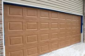 Second paint wood grain using the graining tool. How To Paint Your Garage Door To Look Like Wood Giani Inc