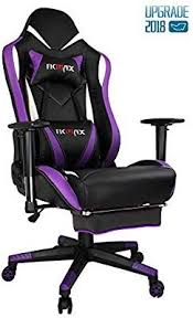 The ergonomic desk chairs usually leave around two until four inches between the back of your knees and the seat. Amazon Com Ficmax Purple Gaming Chair High Back Ergonomic Computer Chair Racing Gaming Chair Pu Leather E Sports Chair Pc Gaming Chair Sport Chair Gamer Chair