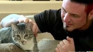Five Finger Death Punch's Jason Hook and his cats were