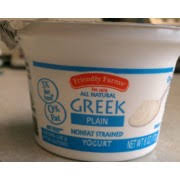 Friendly Farms Greek Yogurt Non Fat Plain Calories Nutrition Analysis More Fooducate