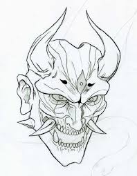 15 Oni Mask Drawing Japanese Tattoo Designs Japanese Tattoo Art Japanese Tattoo