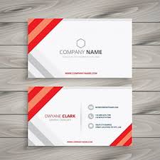 Available in psd, ai & vector. Red And White Business Card Psd Vector Uidownload