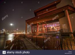 chart house restaurant overlooking ny city in a moonlight