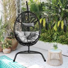 The hammock hitch stand $175. Costway Hammock Chair With Stand Hanging Cushioned Swing Egg Chair Walmart Com Walmart Com