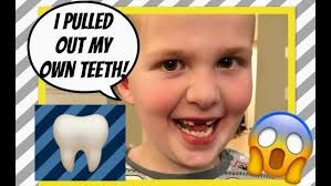 Kid pulls out his top 2 front teeth! 😱 I pulled out my own tooth! Target  trip w/ tooth fairy money!