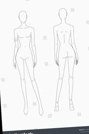 8 Drawing Body Poses Front Fashion Model Sketch Fashion Figure Drawing Fashion Design Books