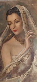 IMPRESSIONIST OIL PAINTING ANTIQUE PORTRAIT