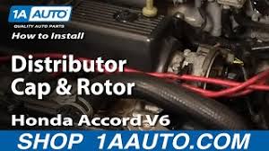 How To Replace Distributor Cap Rotor Kit 95 97 Honda Accord Youtube