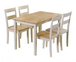 Dining sets up to 4 seats. Chiltern 114cm Oak And Cream Dining Table And Chairs The Great Furniture Trading Company
