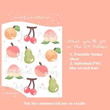 Animal Crossing New Horizons Fruits Digital Stickers Etsy In 2020 Animal Crossing Digital Sticker Printable Sticker Sheets