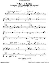 Jazz band, sheet music package download, jazz ensemble, level 5. Gillespie A Night In Tunisia Sheet Music For Trumpet Solo Transcription Sheet Music Jazz Sheet Music Virtual Sheet Music
