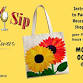 Paint & Sip "Sunny Sunflowers"  Canvas Bag  event image