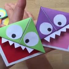 Vidám origami könyvjelzők - papírhajtogatás | Mindy