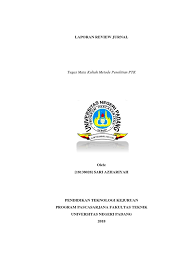 E jurnal merupakan elektronik jurnal yang bisa diakses secara online baik berbayar ataupun gratis. Laporan Review Jurnal Rnd
