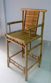 Amazon Com Set Of 2 Pieces Bamboo Tahiti Bar Stool With Back Support And Arm Rest 20 W X 46 H Ou Bar Stools With Backs Tiki Bar Stools Outdoor Bar Stools