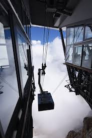 Each cable car can usually hold about 40 passengers. Zugspitze Garmisch Partenkirchen Germany Innotech Arbeitsschutz Gmbh