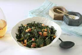 Southern Style Turnip Greens With Salt Pork Recipe Turnip Greens Greens Recipe Turnip