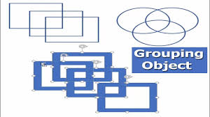How To Grouping Shape Or Object In Microsoft Word 2017 Youtube