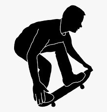 Download 17,000+ royalty free skateboard vector images. Skateboard Clip Art Silhouette Transparent Background Skateboard Clipart Png Png Download Kindpng